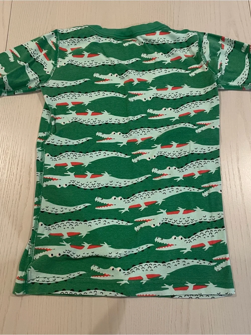 Hanna Andersson HannaJams Short John Pajama Set (Crocodile Smile) - Size 12 150